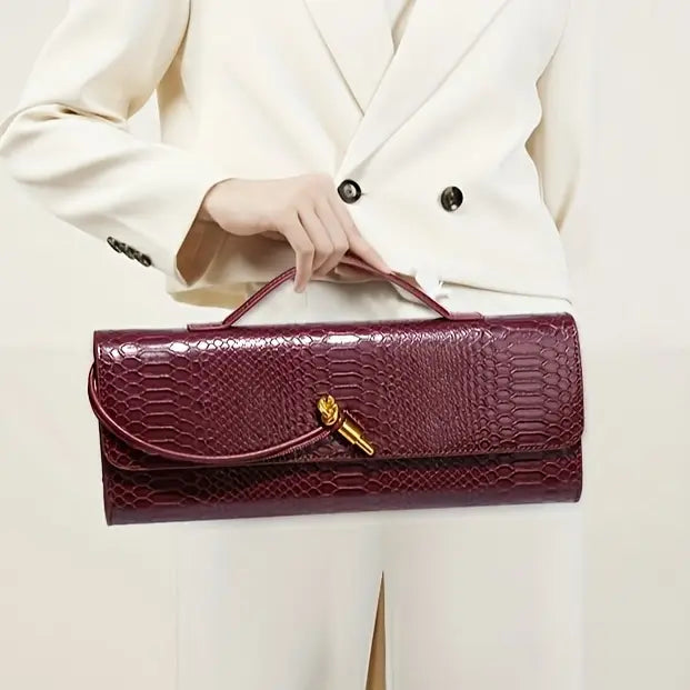 حقيبة يد نسائية أفقية أنيقة ومتعددة الاستخدامات