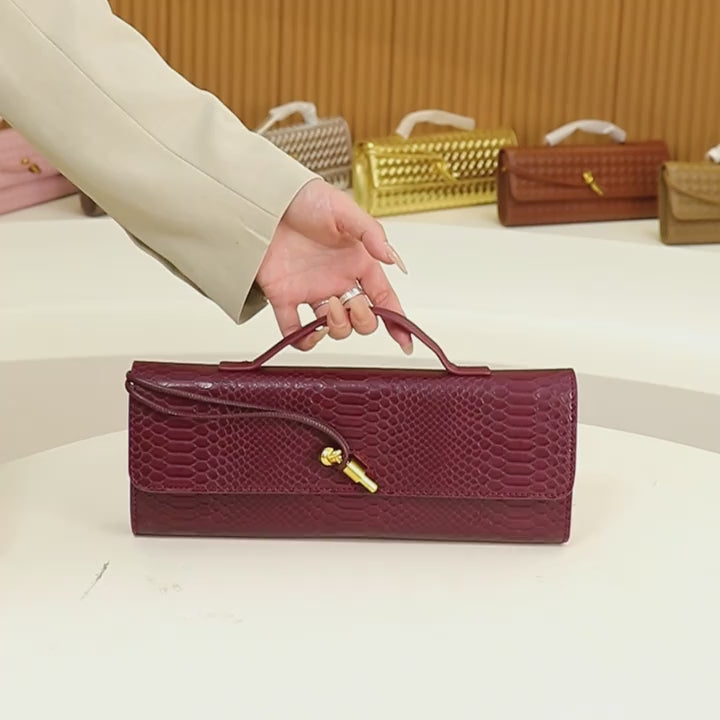 حقيبة يد نسائية أفقية أنيقة ومتعددة الاستخدامات