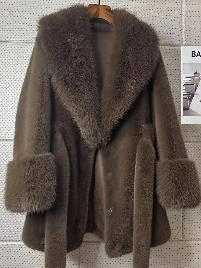 معطف "الرفاهية النقية": لمسة ناعمة تحاكي السحاب لتألق شتوي فاخر