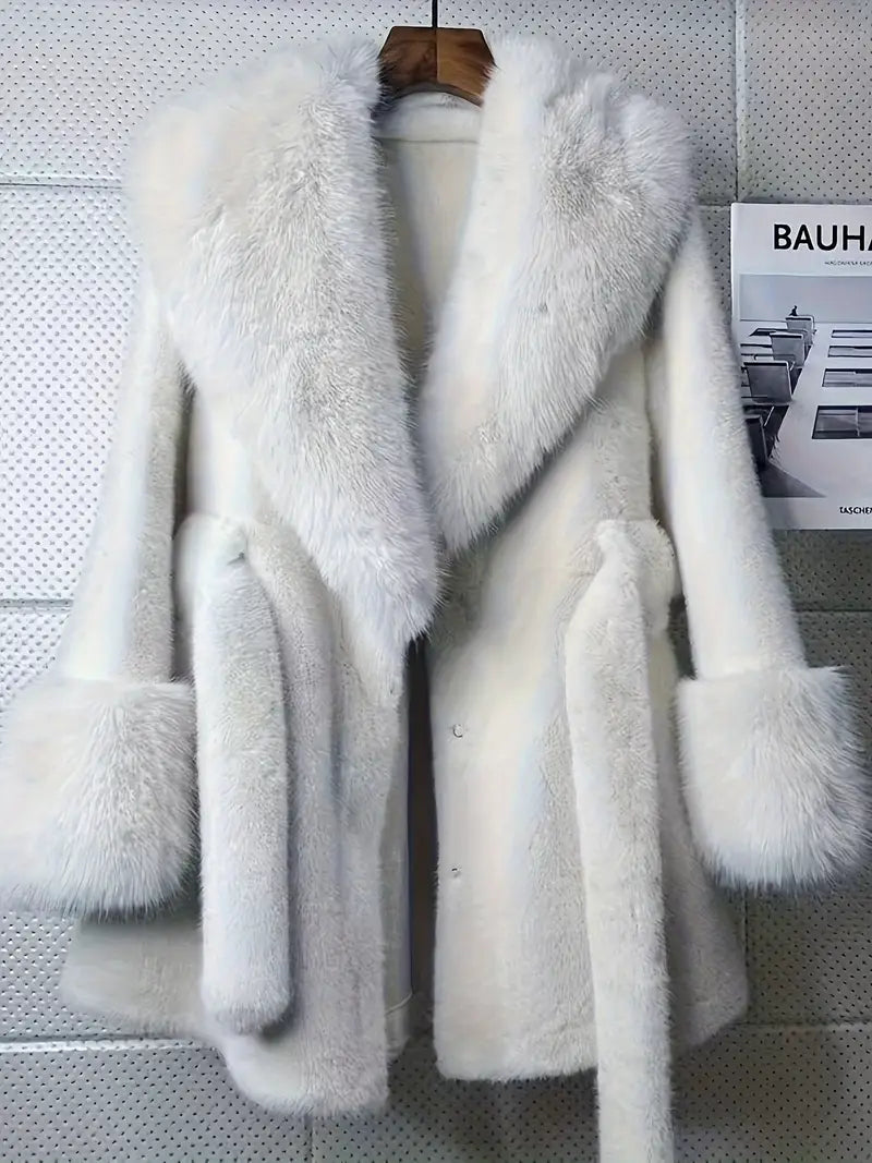 معطف "الرفاهية النقية": لمسة ناعمة تحاكي السحاب لتألق شتوي فاخر