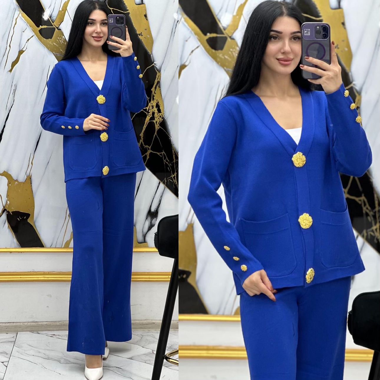 طقم أنيق فخامة تجمع بين الراحة والأناقة