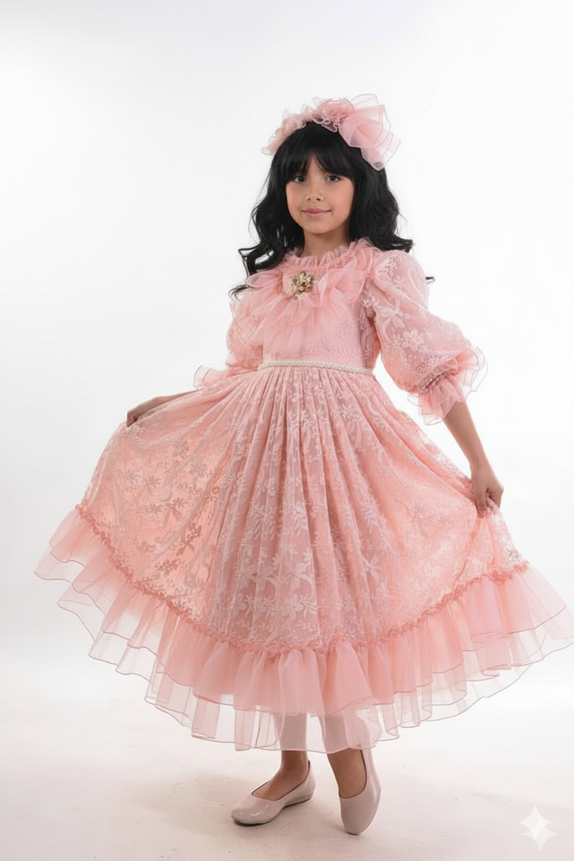 فخامة مخملية ودانتيلا  اميرة مع  بوندو للشعر