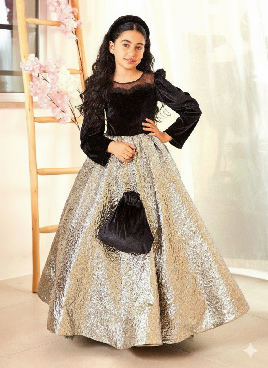 إطلالة متكاملة: فستان وحقيبة بوندو