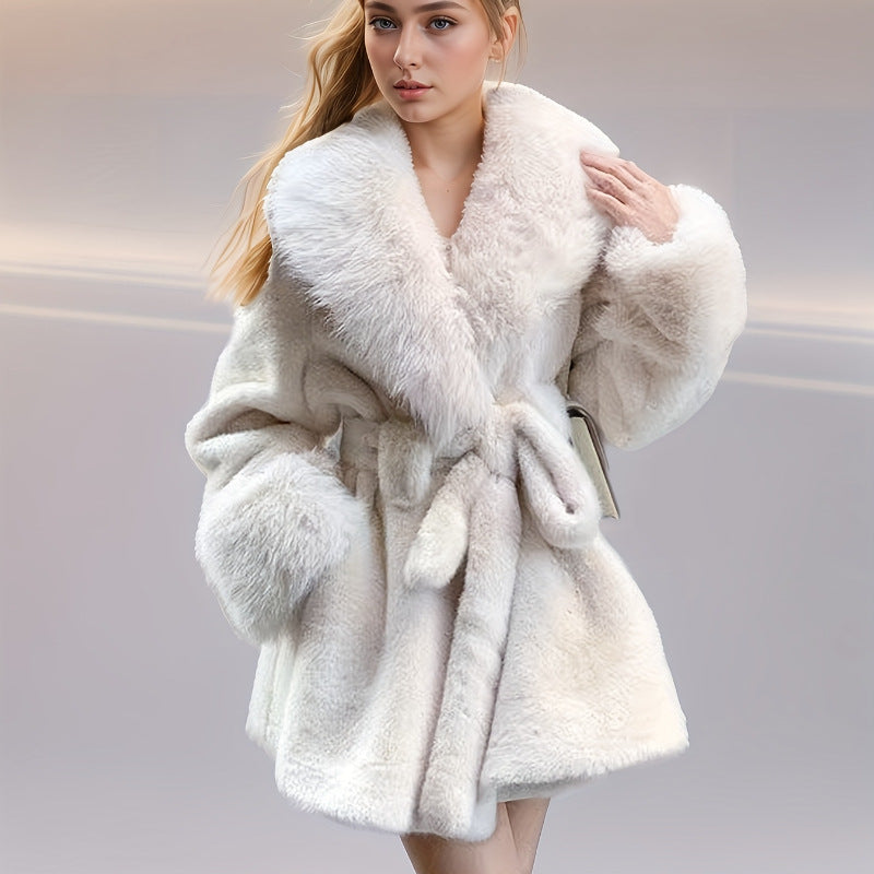 معطف "الرفاهية النقية": لمسة ناعمة تحاكي السحاب لتألق شتوي فاخر