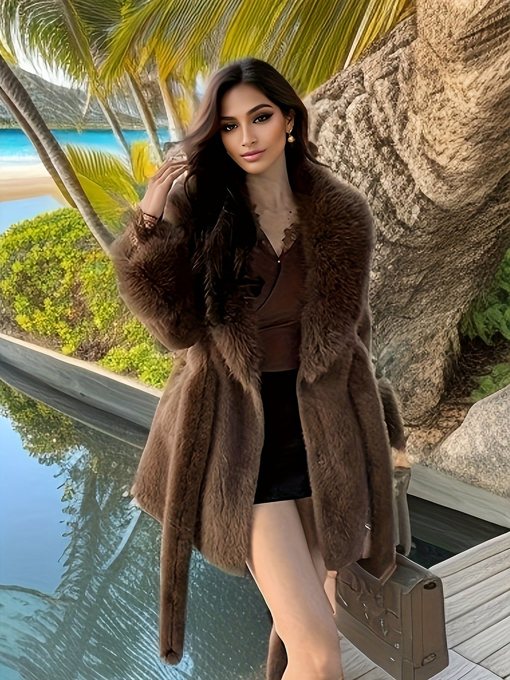 معطف "الرفاهية النقية": لمسة ناعمة تحاكي السحاب لتألق شتوي فاخر