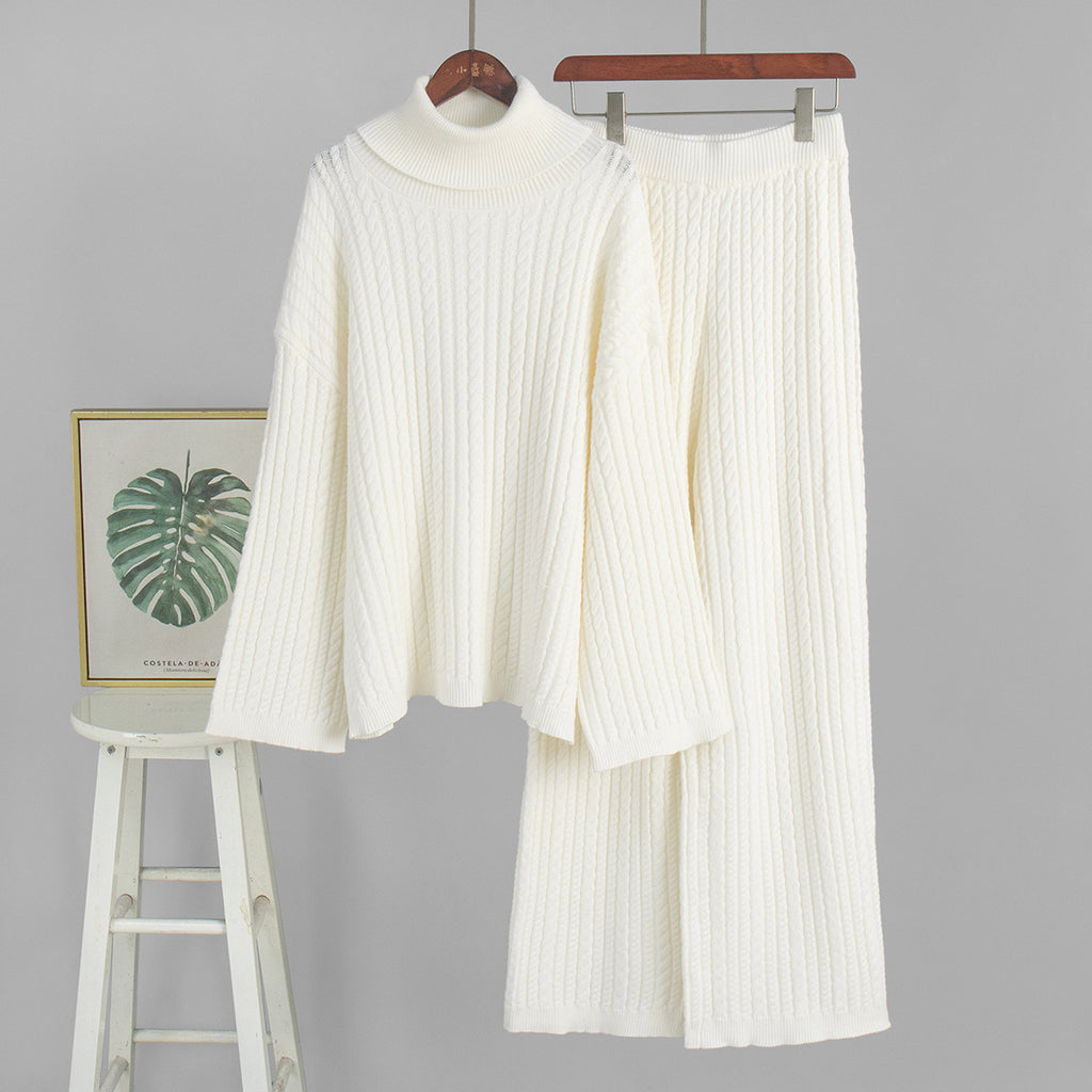 طقم كاجوال شتوي أنيق من ثلاث قطع  دفء وأناقة في إطلالة واحدة