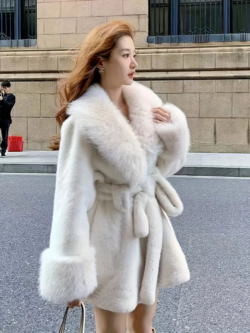 معطف "الرفاهية النقية": لمسة ناعمة تحاكي السحاب لتألق شتوي فاخر